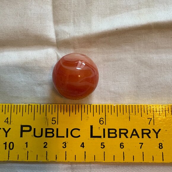 Glass marbles Lot of 4 One clear and 3 swirl  7/8 " - Picture 6 of 9